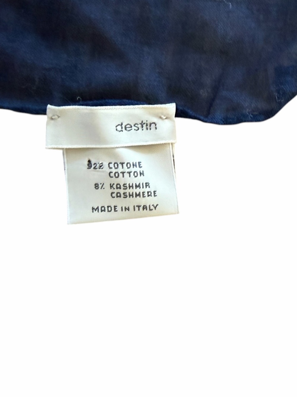 Destin Patchwork Bandana Scarf in Green, Red & Navy made in Italy - Picture 5 of 10